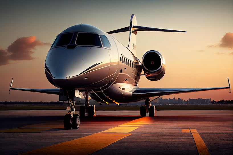 Kauf von hochwertigen Luxusimmobilien an der französischen Riviera mit einem Privatjet
