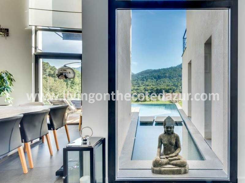 Serenity, space, and design: beautiful contemporary villa Les Adrets