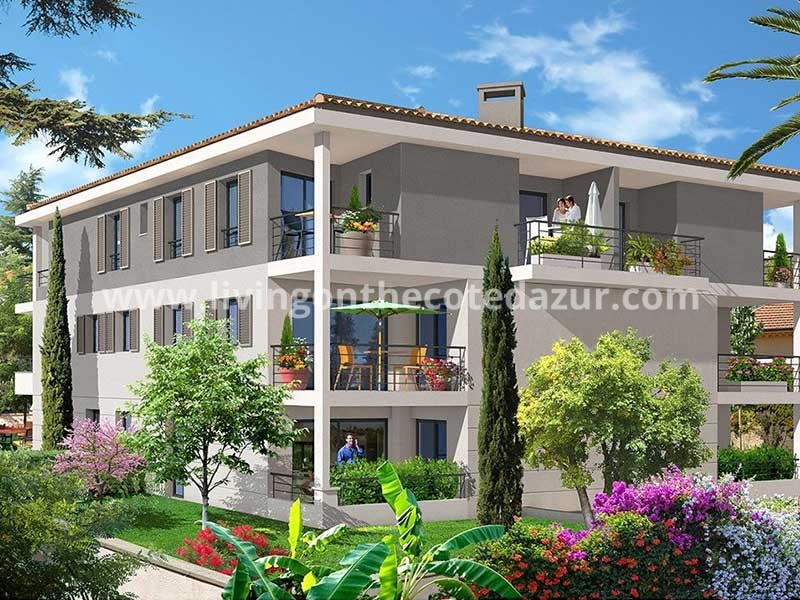 Newly built apartment in Golfe Juan close to port and beach