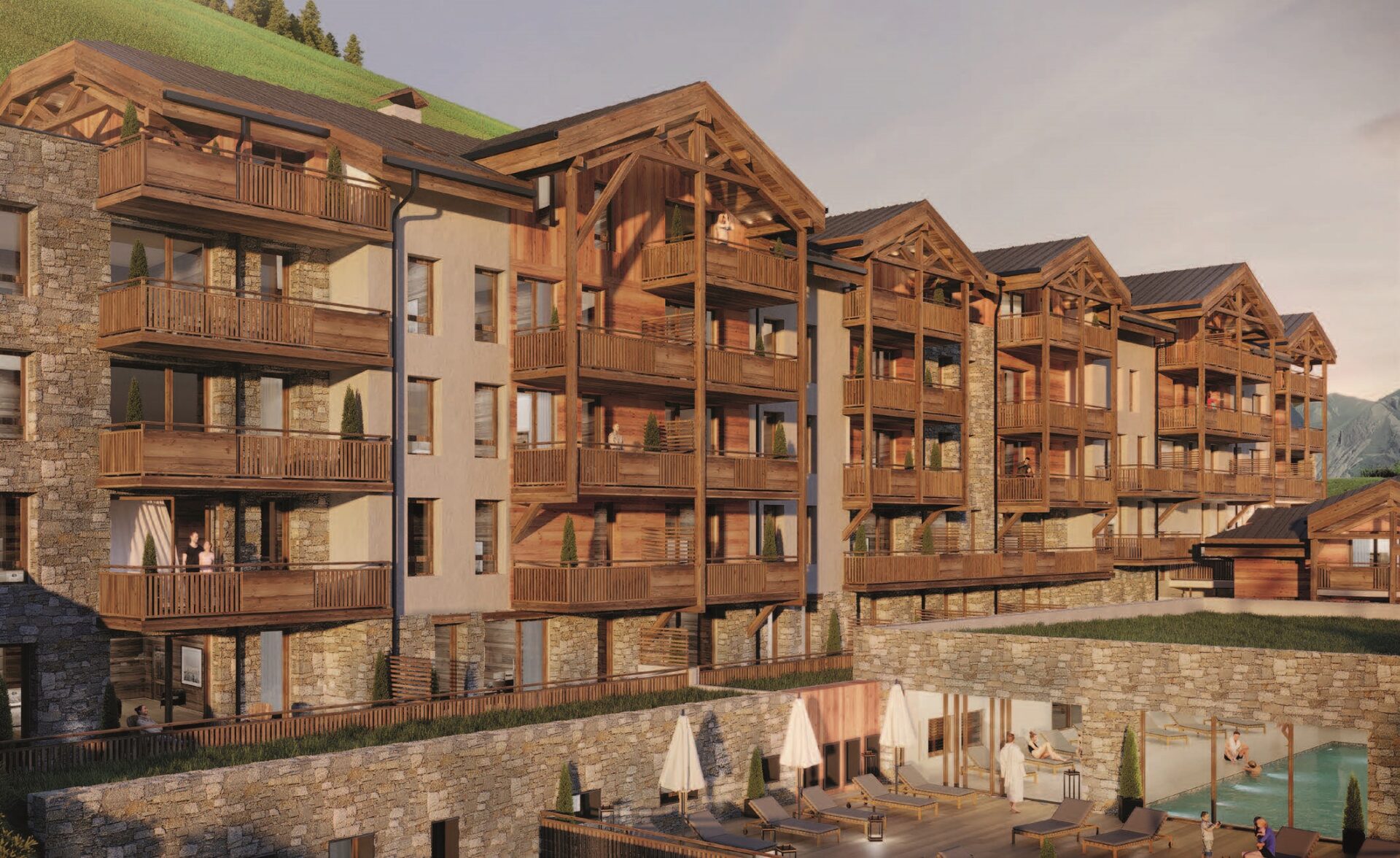Contemporary luxury in traditional style Les Deux Alpes — photo 4 of 6