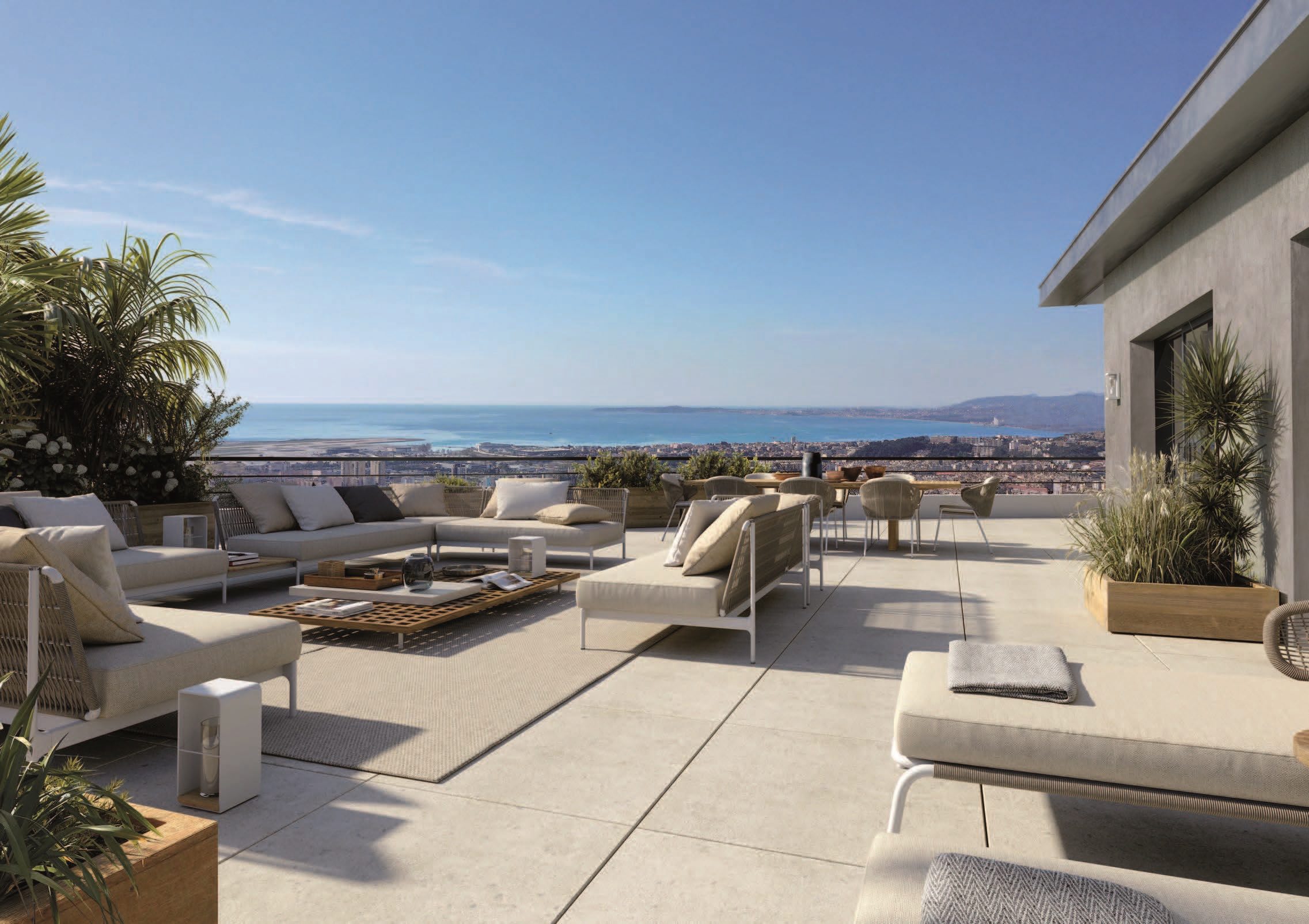 Modern new apartments with sea view and swimming pool Nice Fabron — photo 5 of 6
