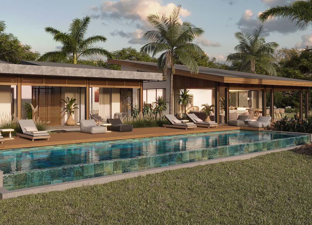 A new villa with pool in Mauritius Tamarin eco resort — photo 3 of 7