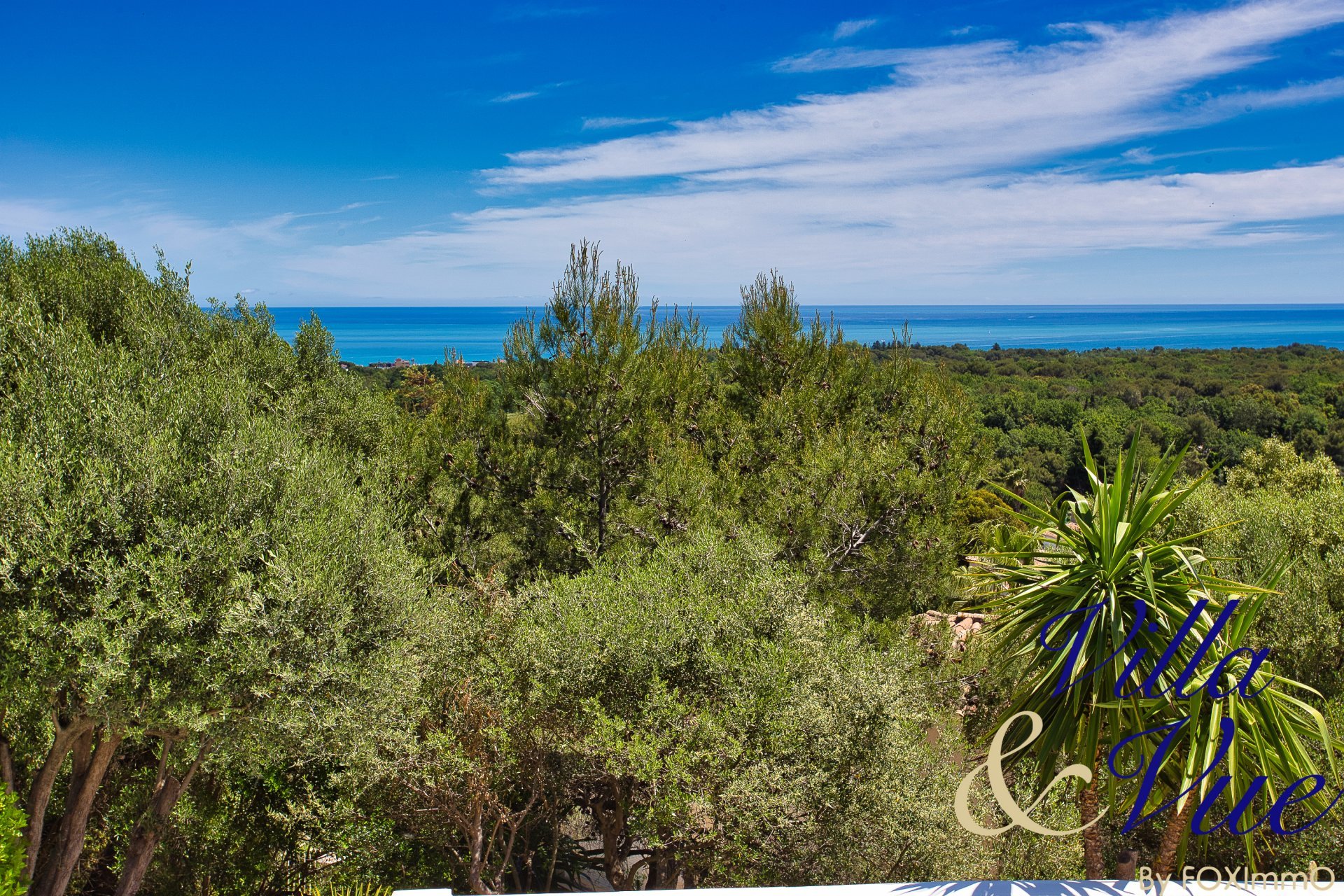 Biot Côte D'azur villa with panoramic sea view swimming pool — photo 9 of 12