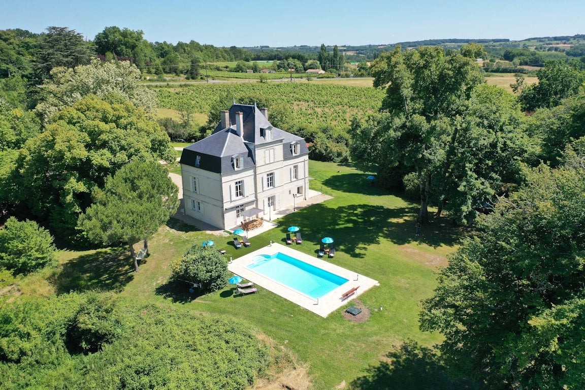Bergerac, castle situated in the heart of the vineyards — photo 15 of 16