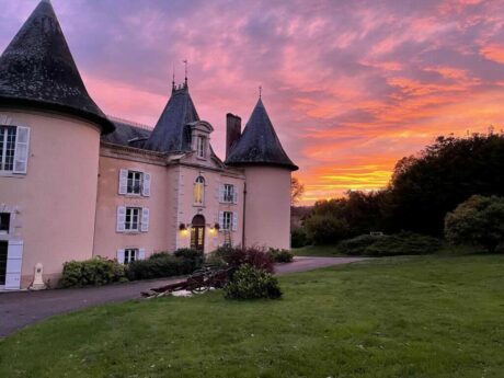 Turreted Chateau with guest rooms, pool, tennis and land