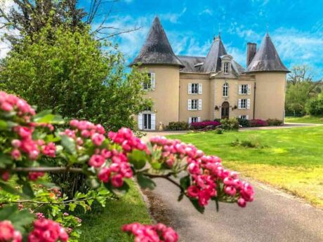 Turreted Chateau with guest rooms, pool, tennis and land