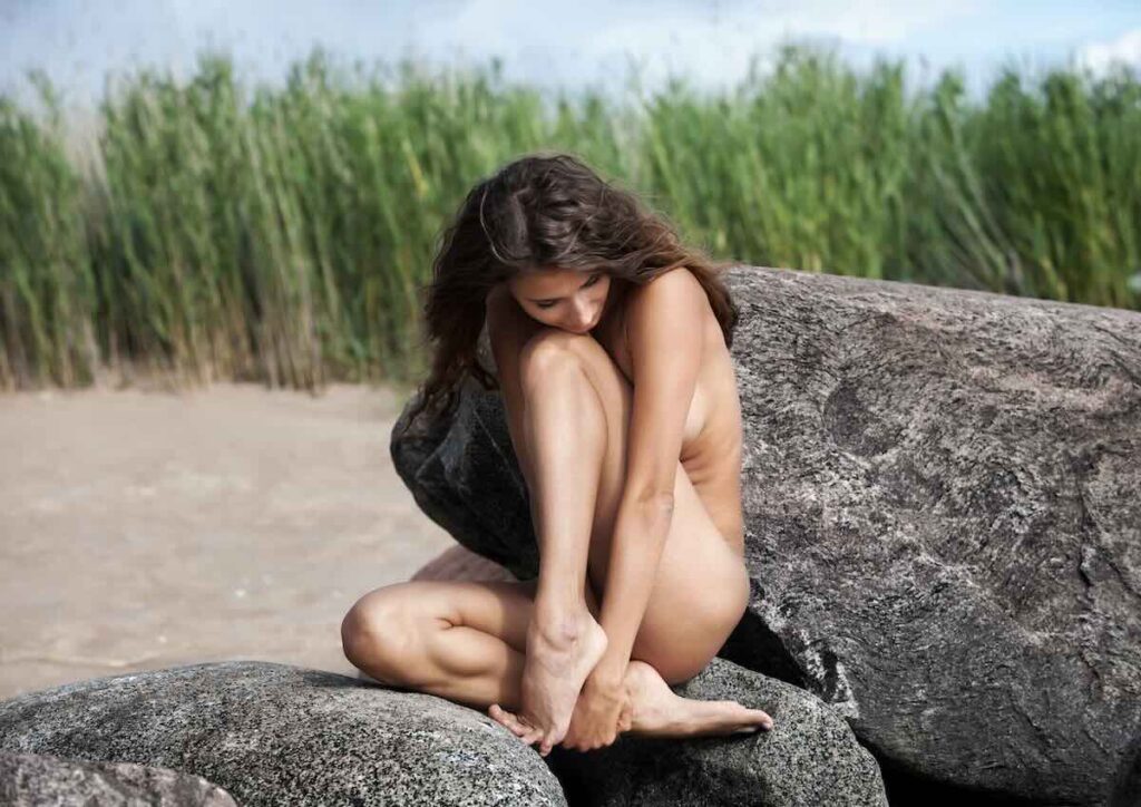 nude sunbathing in france