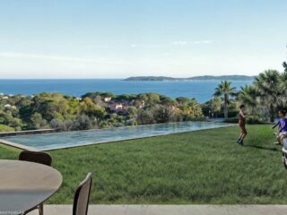 new villa sainte maxime for sale-sea-view-pool