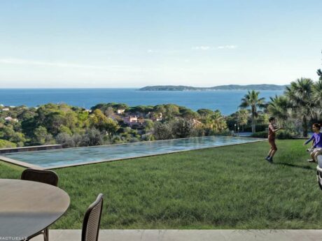 new villa sainte maxime for sale-sea-view-pool