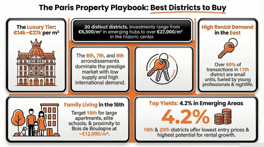Best Arrondissements to Buy Property in Paris