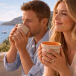 Tino Aiello coffee mugs for Living on the Cote d;'Azur
