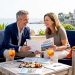 Mature buyer reviewing second home paperwork