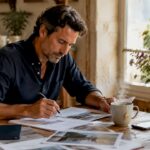 Man planning long-term property investment strategy