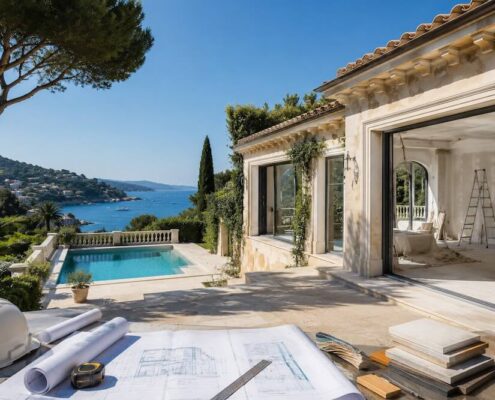 renovation works cote dazur French riviera
