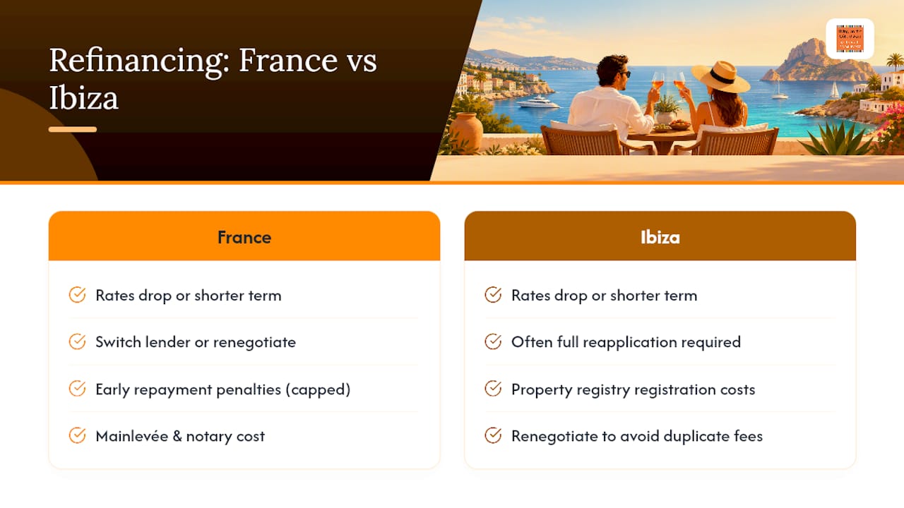 What refinancing options exist once you've completed? — overview diagram