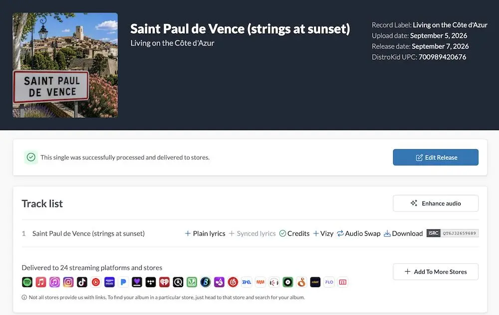 Saint-Paul-de-Vence - Strings at Sunset sur Spotify